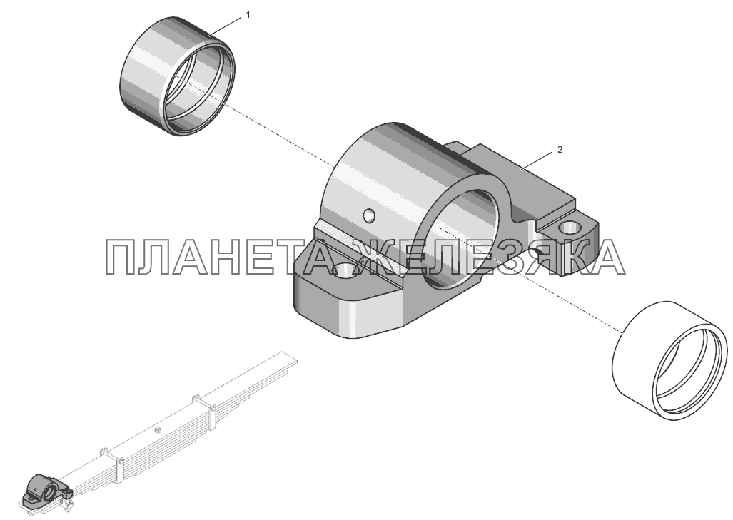 2256010-2900030-1 Ушко К-744Р2 