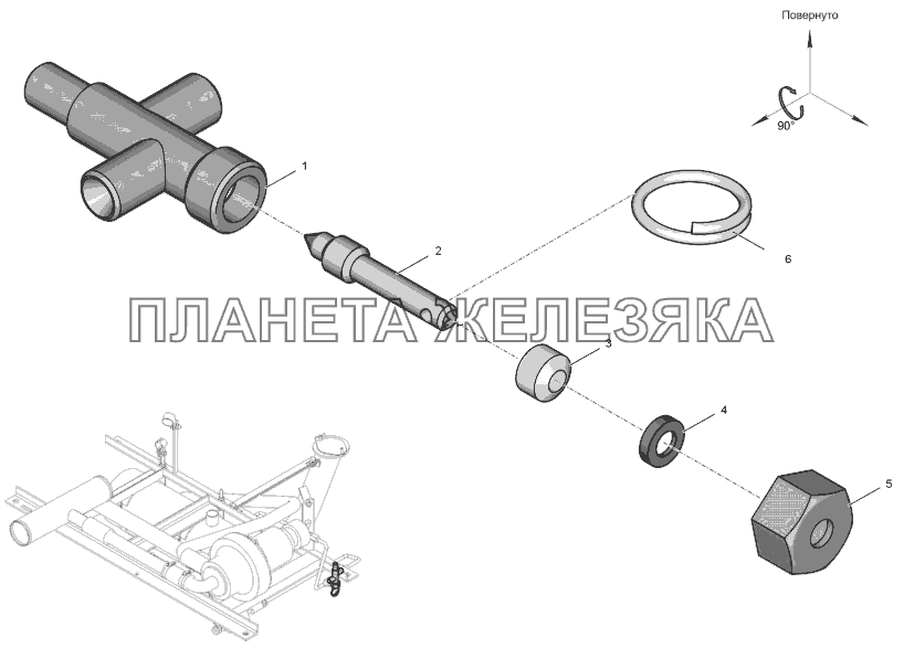 700.15.00.070-2 Кран К-744Р2 