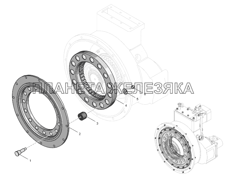 744Р2-1600010-2 Муфта полужесткая К-744Р2 