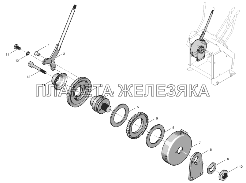 744Р-1108010-2 Акселератор К-744Р2 