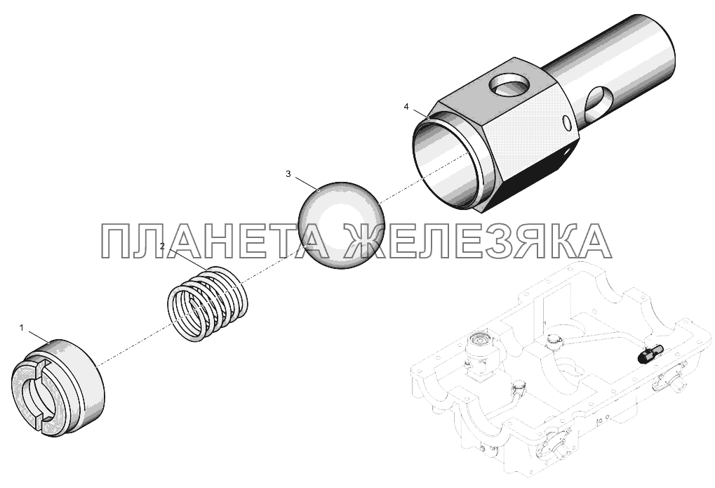 700А.17.01.750 Клапан К-744Р4 