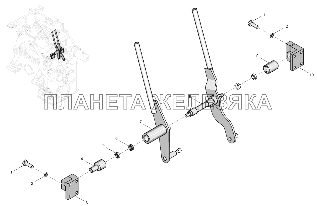 744Р-1719130-1 Мостик К-744Р4 