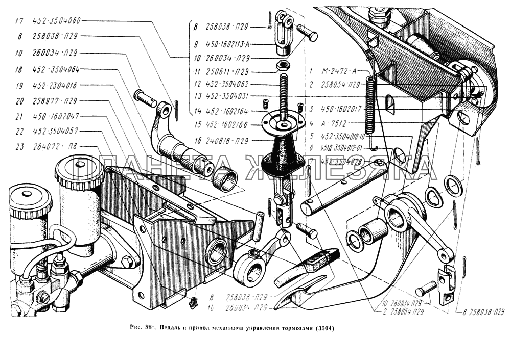 Гремит педаль тормоза уаз буханка