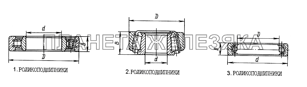 Подшипники ЮМЗ-6КЛ, (6КМ)