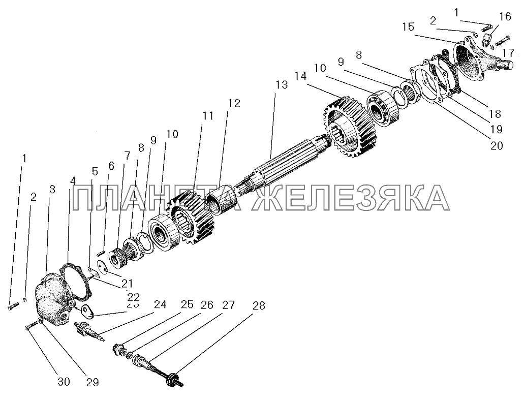 Раздатка урал 375