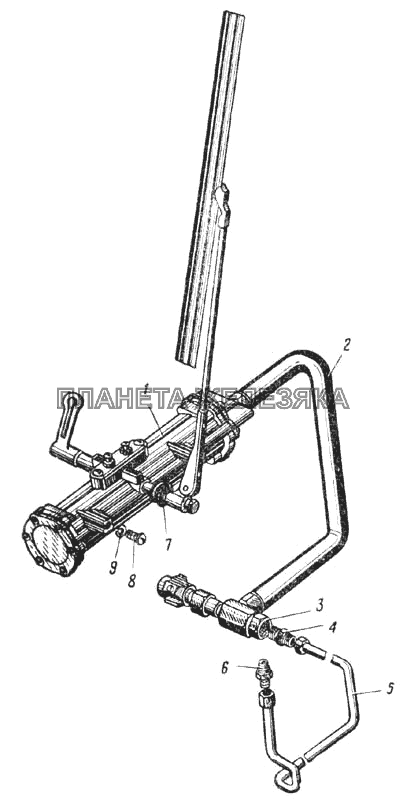 Стеклоочиститель (Рис. 139) УРАЛ-375