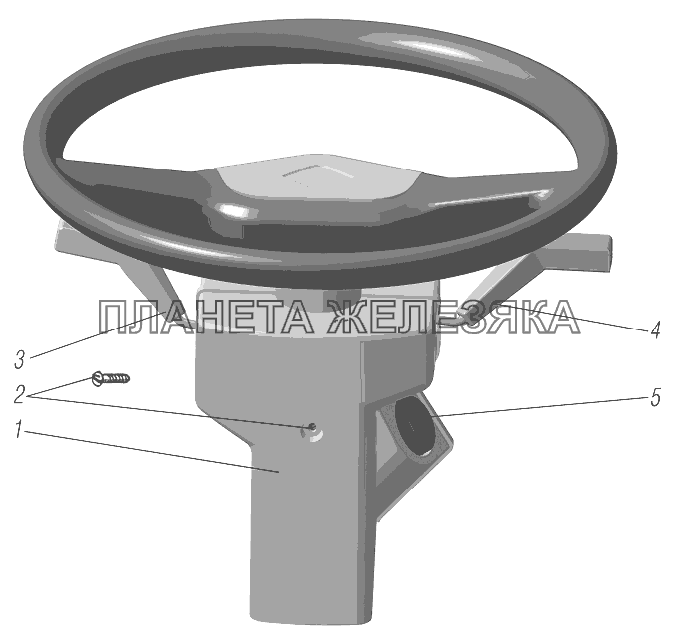 Установка замка зажигания УРАЛ-43204-1153-70