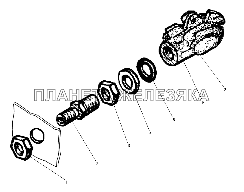 Установка соединительных головок УРАЛ-4320-41