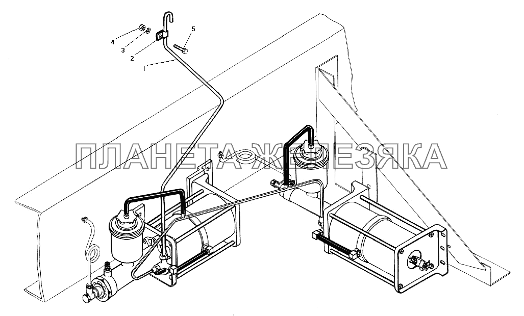Схема тормозов урал