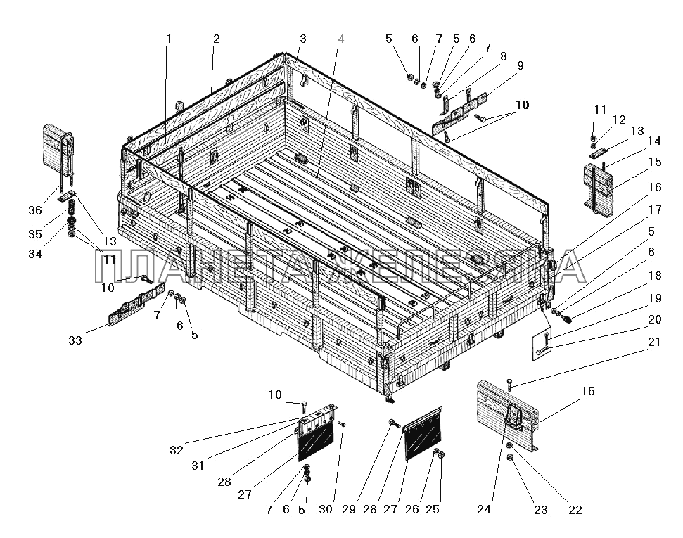 Платформа УРАЛ-4320-41