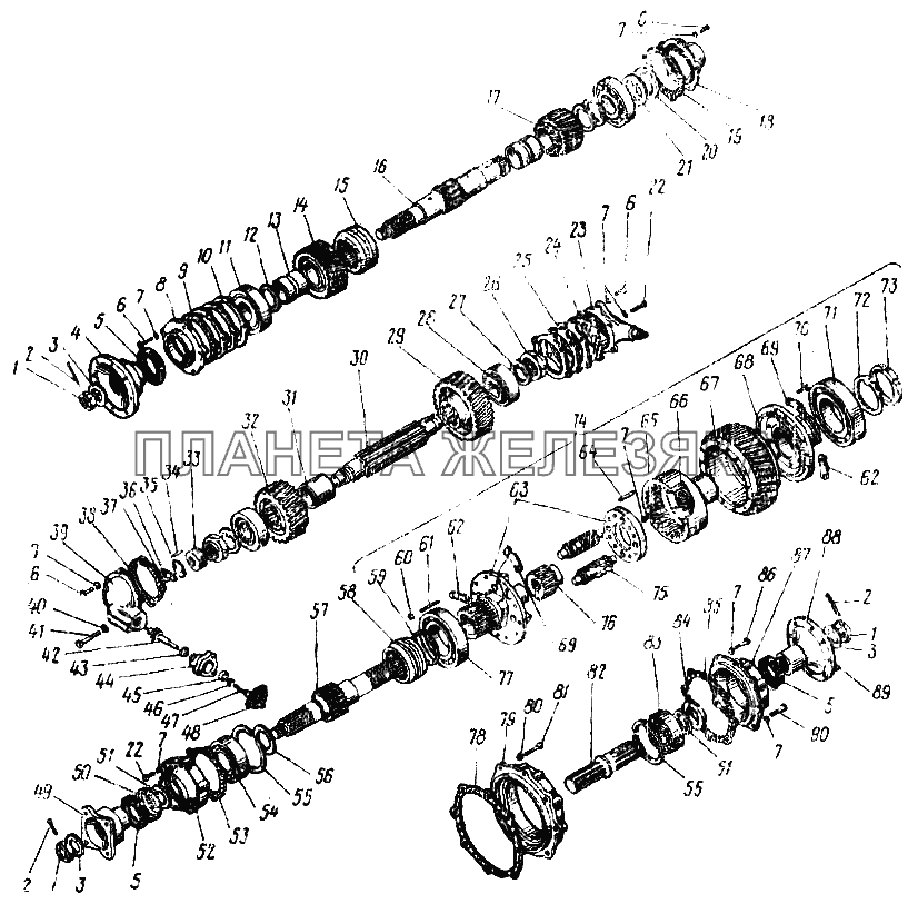 Коробка раздаточная УРАЛ-4420