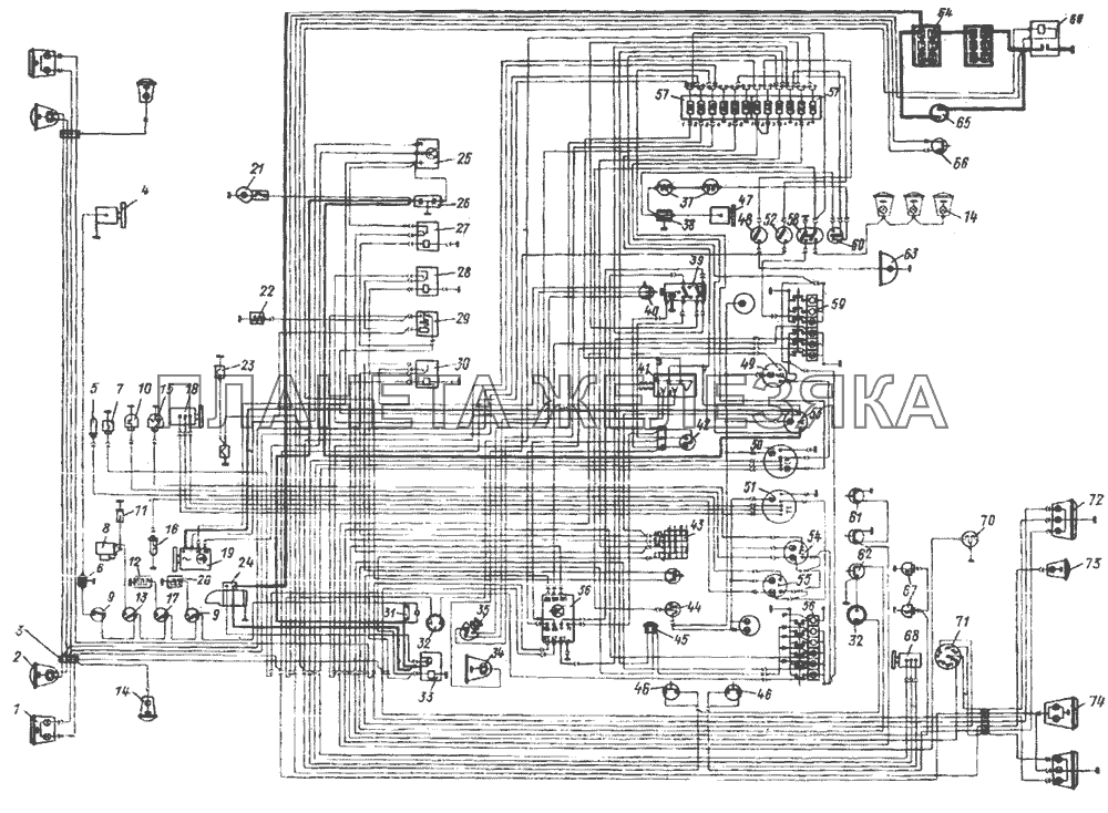 Распиновка генератора урал 4320