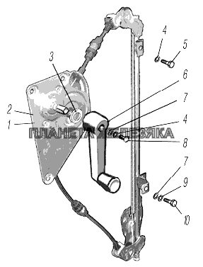 Стеклоподъемник УРАЛ-532361