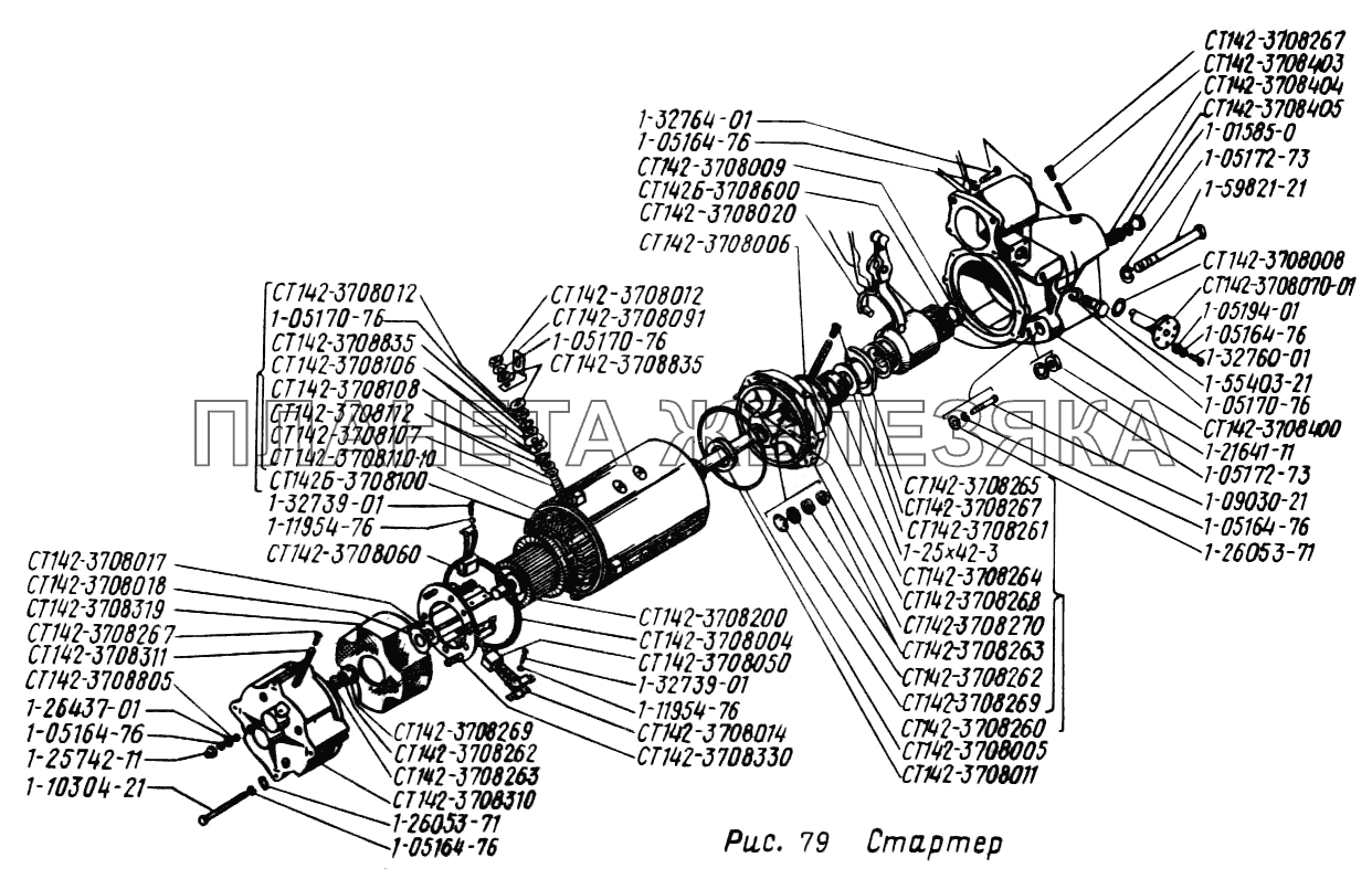 Стартер УРАЛ-5557