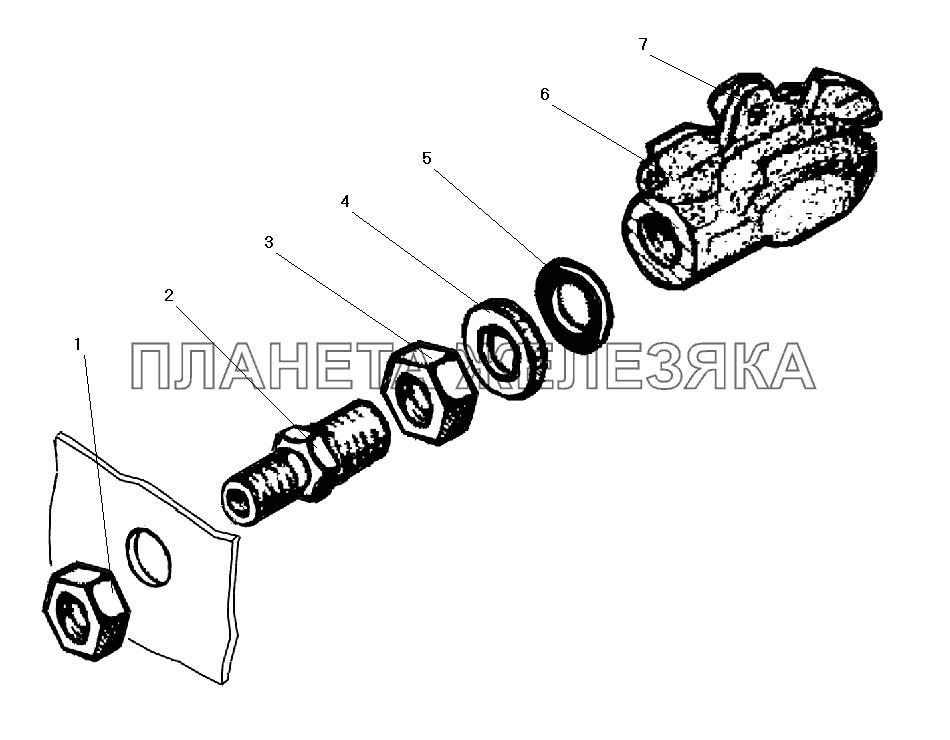 Установка соединительных головок УРАЛ-5557-40