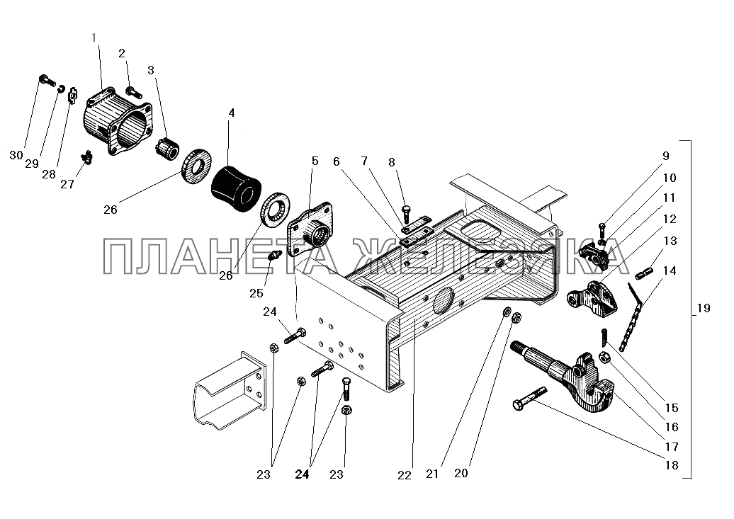 Буксирный прибор УРАЛ-63685