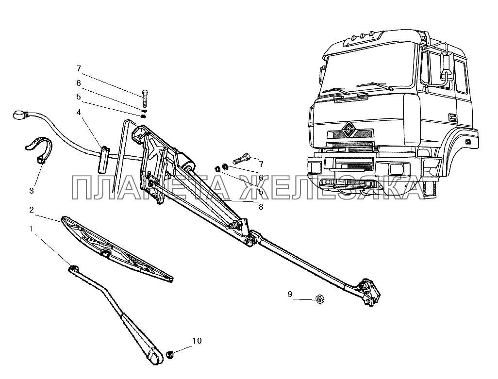 Стеклоочиститель УРАЛ-63685