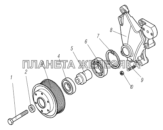 Привод вентилятора УРАЛ-6370-1151