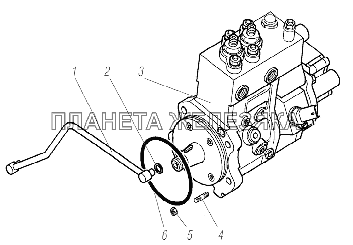 Насос топливный УРАЛ-6370-1121