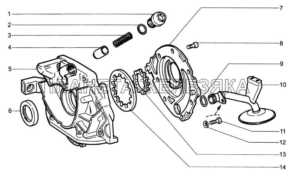 Насос масляный ВАЗ-1118 