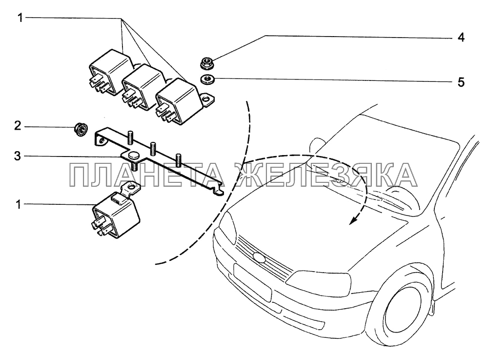 Реле ВАЗ-1118 