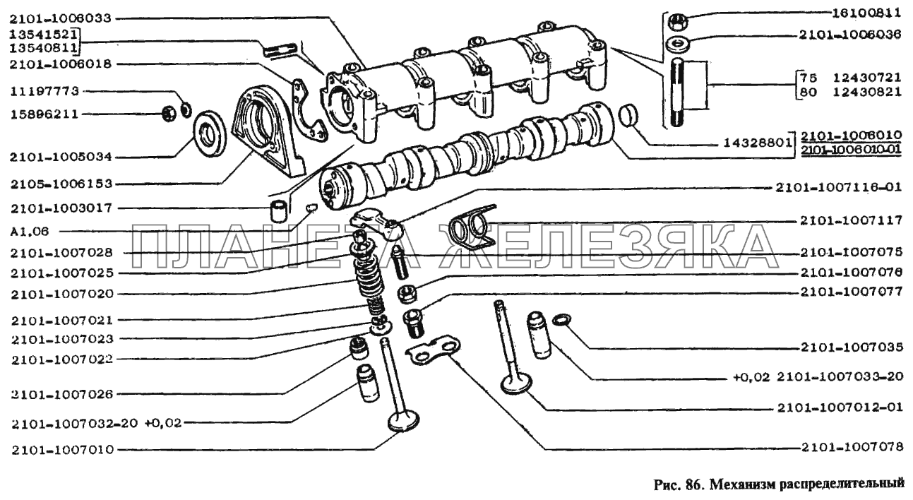 Механизм распределительный ВАЗ-2105
