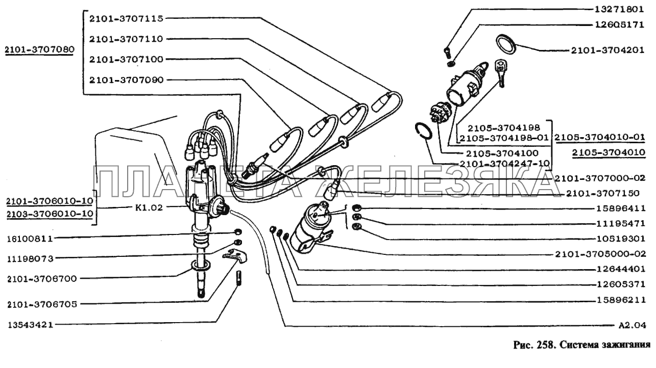 Система зажигания ВАЗ-2105