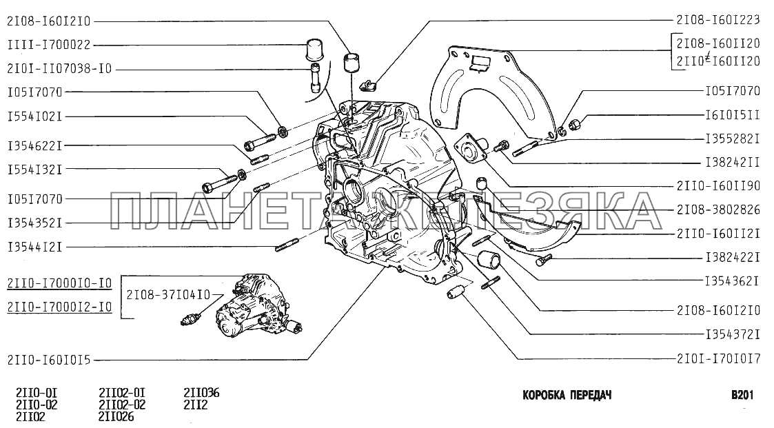 Коробка передач ВАЗ-2110