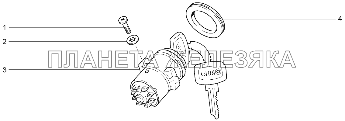 Выключатель зажигания LADA 4x4 M