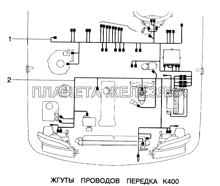 Жгуты проводов передка ВАЗ-2123