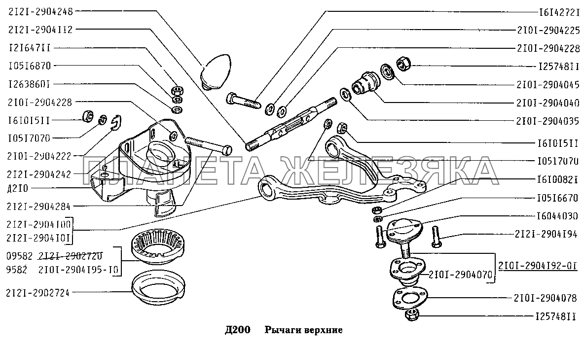 Рычаги верхние ВАЗ-2131