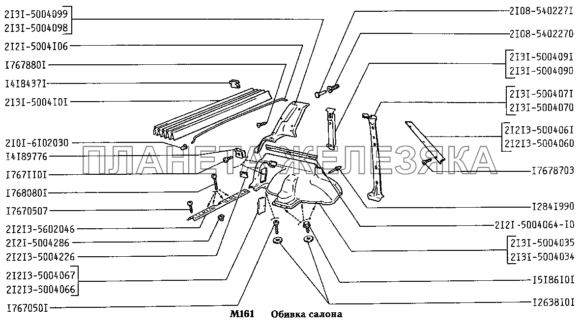 Обивка салона ВАЗ-2131