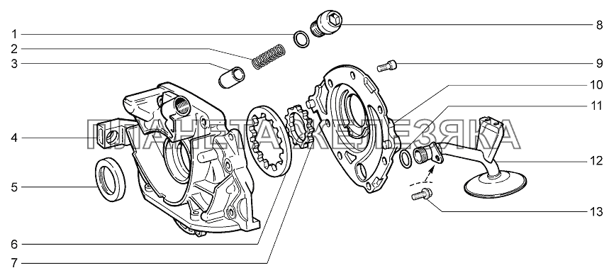 Насос масляный LADA Priora Coupe
