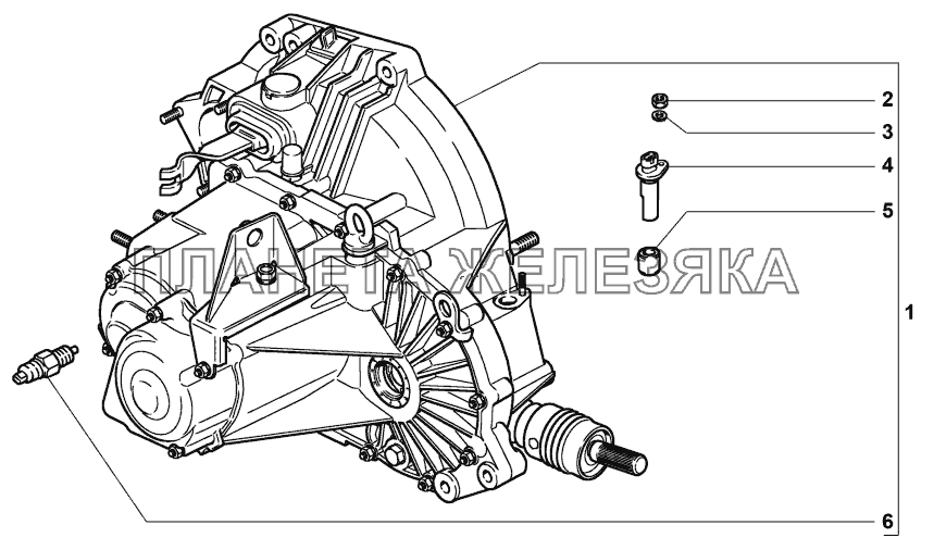 Коробка передач Lada Granta sport (доп.)