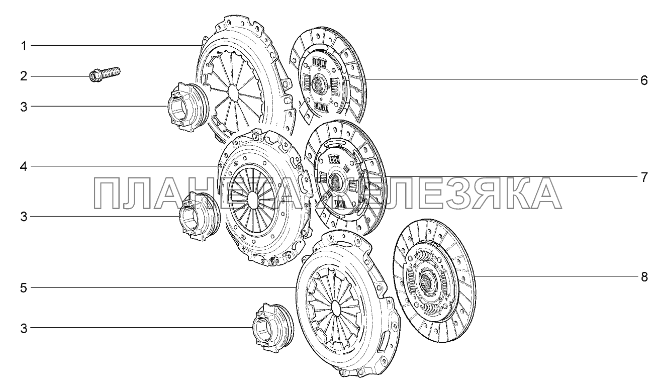 Сцепление Lada Kalina 2192, 2194