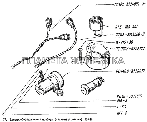 Патроны и розетки Т-25А