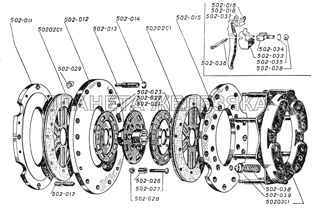 Сцепление ЗИС-101