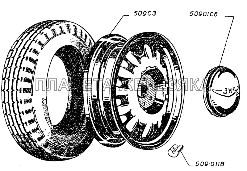 Колеса ЗИС-101