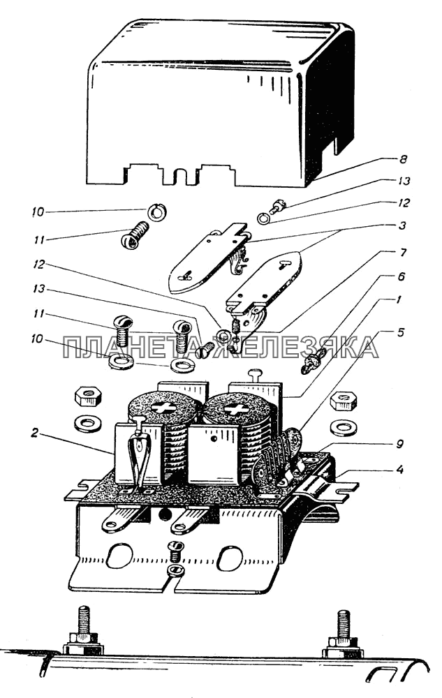 Реле генератора ЗИС-101