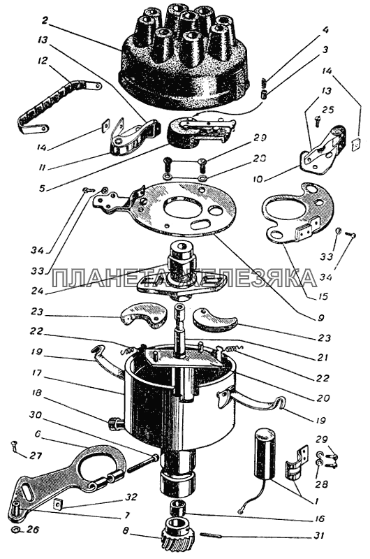 Распределитель ЗИС-101