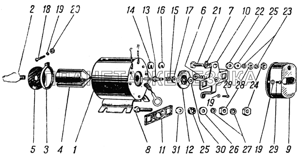 Реле стартера ЗИС-101