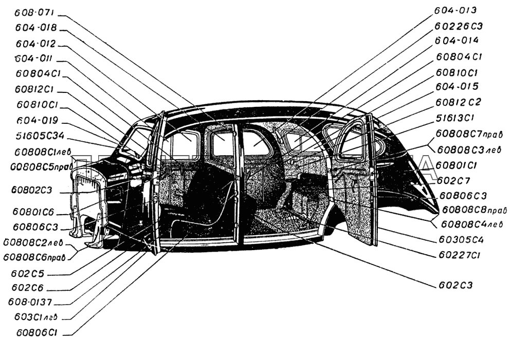 Кузов ЗИС-101