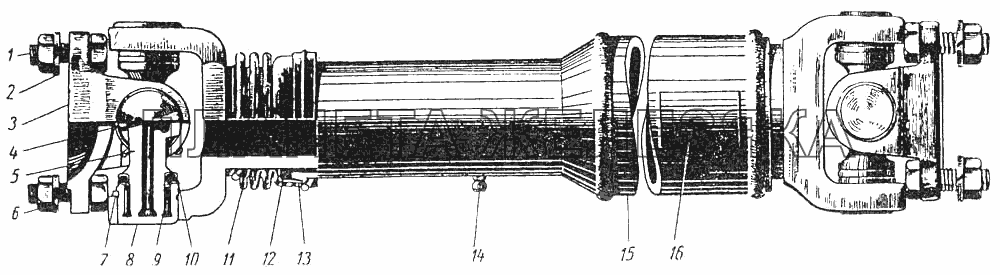 Вал карданный ЗИС-110