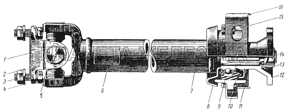 Вал промежуточный ЗИС-110