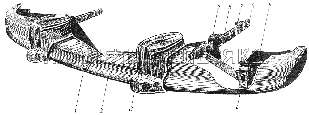 Буфер передний ЗИС-110