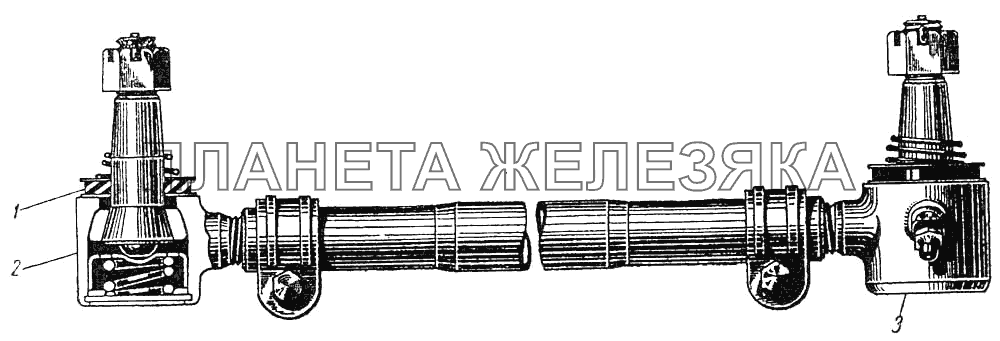 Поперечная рулевая тяга ЗИС-110
