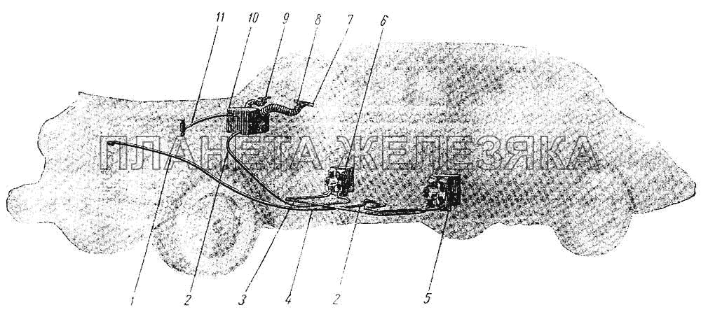 Система отопления ЗИС-110