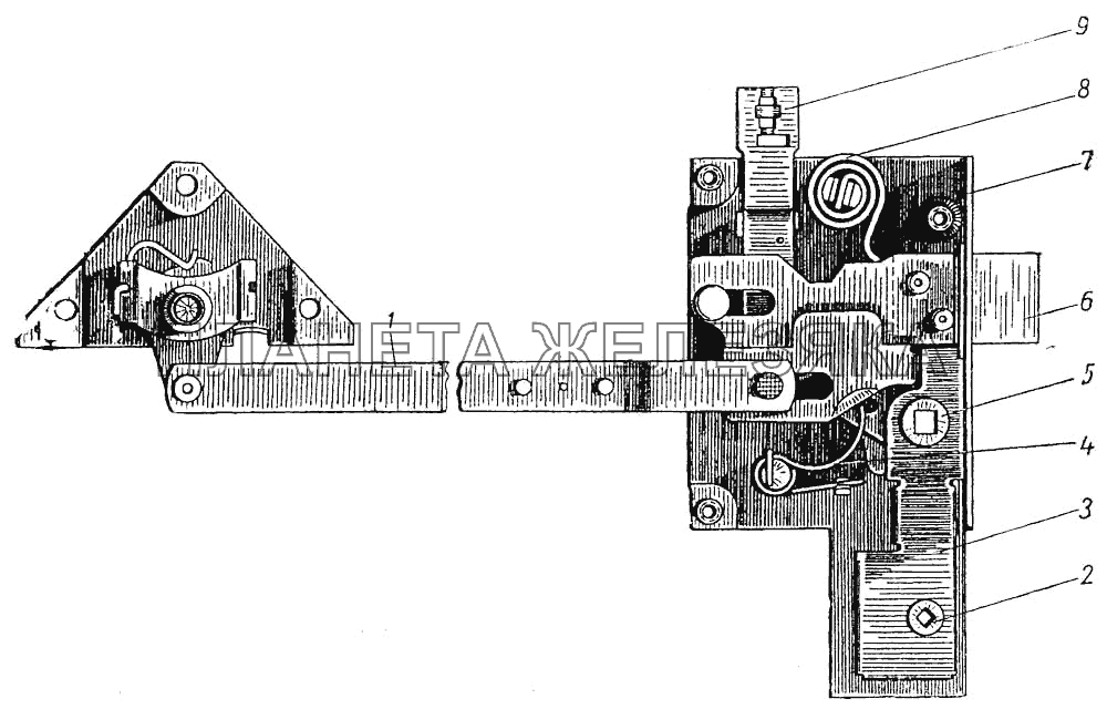Замок двери ЗИС-110