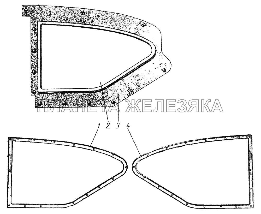 Окно тента боковое ЗИС-110
