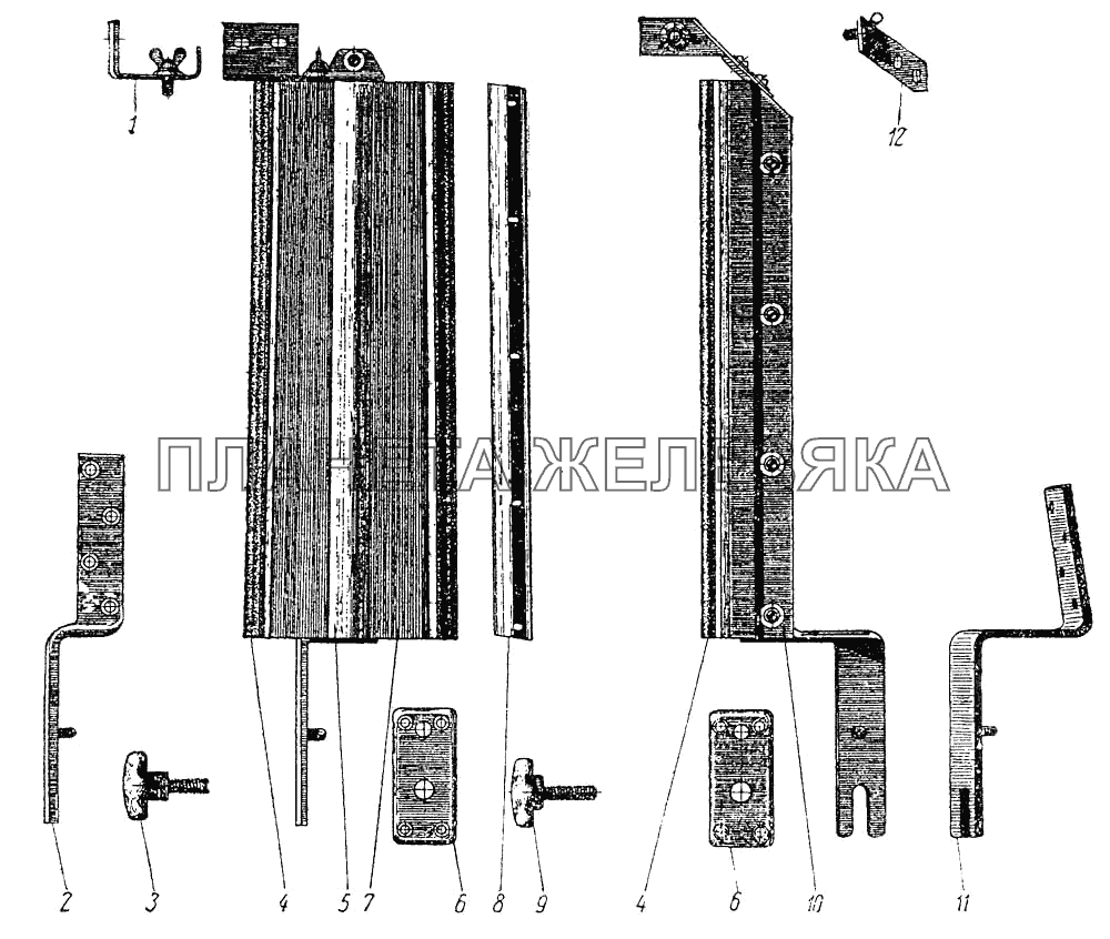 Стойки тента ЗИС-110